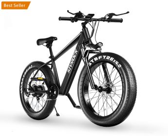 Professional Electric Bike For Adults, 26 X 4.0 Inches Fat Tire Electric Mountain Bicycle, 1000W Motor 48V 15Ah Ebike For Trail Riding, Excursion