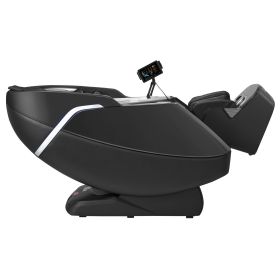 Dual-Core 4D+3D Full Body Massage Chair, with Extended SL Track, Deep Yoga Stretch, Electric Extendable Footrest, TFT, AI Voice Control, Heat, Airbags