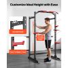 Power Cage Power Rack, Multifunctional Barbell Squat Rack with Adjustable Height