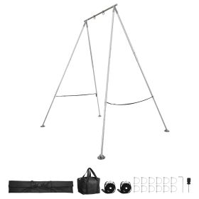 Yoga Stand Frame, Max 310 lbs Load Swing Stand, Triangular Structure Pull Up Stands, Aerial Silk Stands with Height Adjustable & Aluminum Frame Legs