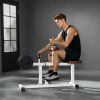 Adjustable Steel Seated Calf Raise Exercise Strength Training Gym Equipment, Brown