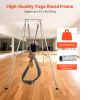 Yoga Stand Frame, 9.6 ft Length Swing Stand, Max 551.2 lbs Load Triangular Structure Aerial Rig, Aerial Silk Stands for Yoga Enthusiasts