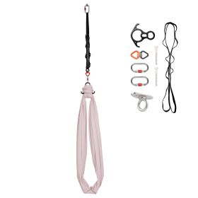 Aerial Yoga Hammock, 300 lbs Load Aerial Silk, Yoga Swing with Nylon Fabric, PE Zipper Bag for Parent-Child Interaction
