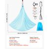 Aerial Yoga Hammock, Maximum 300 lbs Load Aerial Silk, Yoga Swing with Nylon Fabric, Daisy Rope, PE Zipper Bag