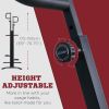 Folding Vertical Climber Exercise Machine with Adjustable Height Stair Stepper Full Body Workout