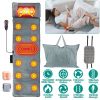 Full Body Massage Mat with Neck Kneading Massager - 10 Targeted Points + 3-Level Lumbar Heating, 9 Vibration Modes/9 Speeds