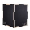 3 in 1 Plyometric Jump Box, 20/18/16 Inch Wooden Plyo Box, Platform & Jumping Agility Box