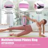 14Pcs Pilates Ring Essentials Kit For Women with Yoga Ball Arm Stretcher 5 Resistant Bands Figure 8 Resistant Band Elastic Band Non-slip Socks Yoga St