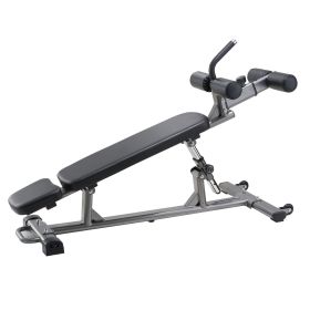 Sit Up Bench, Decline Ab Bench with Reverse Crunch Handle, with 4 Adjustable Height Settings, Heavy Duty Steel, 1000 Lbs Capacity