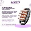 16-Head Muscle Massage Gun Deep Tissue Percussion Massager for Muscle Relaxation & Recovery.