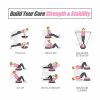 Balance Ball Balance Trainer 660Lbs Weight Capacity 23" Half Ball with Resistant Band, Anti Burst Design