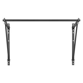 Pull Up Bar, 50 in Width Wall Mounted Pull Ups, Adjustable Depth 22" or 30" from Wall, Heavy Duty Steel Upper Body Workout Bars