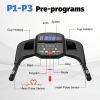 Folding Treadmill for Home Use, 2.5HP Quiet Motor, 0.5–7.5 MPH with 8% Manual Incline, Compact Electric Treadmill with LED Display, 300 LBS Capacity