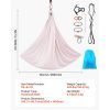 Aerial Yoga Hammock, 300 lbs Load Aerial Silk, Yoga Swing with Nylon Fabric, PE Zipper Bag for Parent-Child Interaction