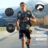 Weighted Vest, 12 lbs Weight Vest with Reflective Stripe, Adjustable Buckle Body Weight Vest for Men Women, Workout Equipment for Strength Training