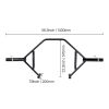 Trap Bar Hex Bar, Open-Ended Frame Hex Barbell, 2-Inch 800 LBS Capacity Shrug Bars with Knurled Grips, Weightlifting and Strength Training Equipment