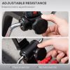 Pedal Exerciser, Hand Arm Knee and Leg Exercise Machine for Seniors, Height-adjustable, with LCD Display and Foot Massage Roller