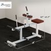Adjustable Steel Seated Calf Raise Exercise Strength Training Gym Equipment, Brown