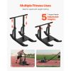 Weight Sled, Steel Power Sled, Fitness Training Sleds for Athletic Exercise Speed Improvement, Workout Equipment with Adjustable Height Handle