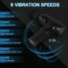 Massage Gun Percussion Massager Deep Tissue Muscle Vibrating Relaxing + 4 Heads
