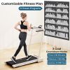 2.25HP Folding Treadmill Running Machine with Table Speaker Remote