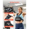 Adjustable Weighted Vest, 4-10 lbs Comfortable X-Shape Body Weight Vest Set with 6 Weight Packs and Reflective Stripe, for Men Women