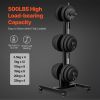Weight Plate Rack, Vertical Weight Plate Tree for 2-Inch Weight Plates, Standard Weight Plate Tree with Wheels