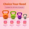 Kettlebell, Strength Training Kettlebells Weight for Women, Vinyl Coated Kettle Bell for Home Gym Workout Weight Lifting Equipment