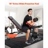 Weight Bench, 800lbs Adjustable Weight Bench Press for Full Body Workout, Exercise Sit up Bench for Home Gym Strength Training