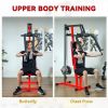 Chest Fly and Chest Press Machine for Back, Pectoral, Rear Deltoid and Shoulder Training, Red