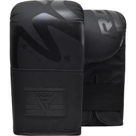 RDX F15 Noir Bag Gloves 4oz Black
