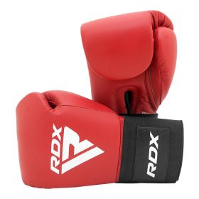 RDX BOXING GLOVES - USA BOXING APPROVED (Color: Red, size: 12oz)