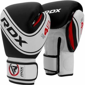 RDX 4B Robo Kids Boxing Gloves (Color: WHITE/BLACK, size: 6OZ)