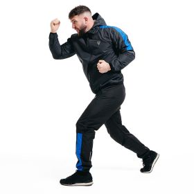 RDX H1 Weight Loss Sauna Suit (Color: Blue, size: 3XL)