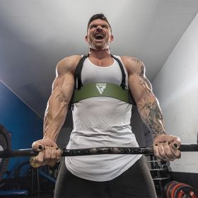 RDX T2 Plus Arm Blaster for Bicep Curl (Color: ARMY GREEN, size: Standard Size)