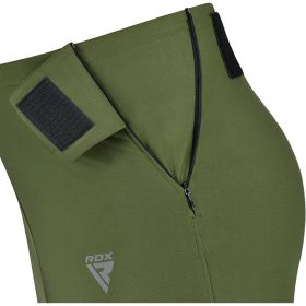 SWEAT WOMEN LEGGING W1 (Color: ARMY GREEN, size: S)