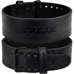 RDX RD 10mm/13mm Weightlifting and Powerlifting Belt (Color: Black, size: L)