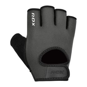 Gym Weight Lifting Gloves T1 (Color: Grey, size: M)