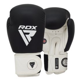 RDX T1 WAKO Boxing Gloves Black (Color: Black, size: 14oz)