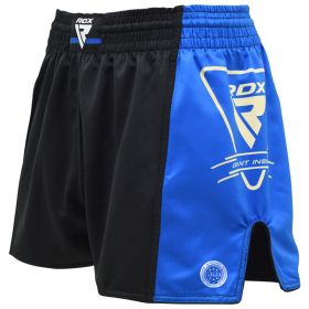 RDX T1 WAKO Approved Boxing Shorts (Color: Blue, size: L)