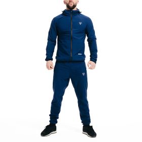 RDX H2 Women Weight Loss Sauna Suit (Color: NAVY BLUE, size: 2XL)