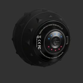 Rechargeable Electric Vibration Massage Ball ��� High-Intensity Deep Tissue Therapy for Neck, Back & Feet (USB-Powered) (Color: Black)
