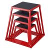 Plyometric Jump Boxes, 12/18/24/30 Inch Plyo Box, Platform and Jumping Agility Box, Anti-Slip Fitness Exercise Step Up Box Set for Home Gym Training