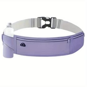 Ultra-Light Running Waist Pack ��� Breathable Nylon Belt Bag with Lock Closure & Reflective Strips for Safety (Unisex, 6 Colors) (Color: Grey)