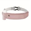 Ultra-Light Running Waist Pack ��� Breathable Nylon Belt Bag with Lock Closure & Reflective Strips for Safety (Unisex, 6 Colors)