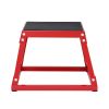 Plyometric Jump Box, 12 Inch Plyo Box, Steel Plyometric Platform and Jumping Agility Box, Anti-Slip Fitness Exercise Step Up Box for Home Gym Training