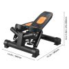 Stair Stepper, Mini Stepper for Exercise at Home, Hydraulic Fitness Twist Stepper with Resistance Bands, Full Body Workout Cardio Equipment