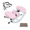 Home Use Silent Side-to-Side Swing Stepper with Resistance Bands & Digital Counter, Multi-Functional Leg & Waist Slimming Fitness Equipment
