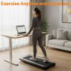 Compact Armless Treadmill, Quiet Under Desk Walking Pad, 200 Lbs Capacity 3 in 1 Portable Walking Treadmill