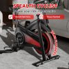 Exercise Bike Indoor Stationary Bike Cycling Bicycle for Home Gym 300 lbs Weight Capacity Adjustable Seat/Handlebar for Cardio Workout Office, Red